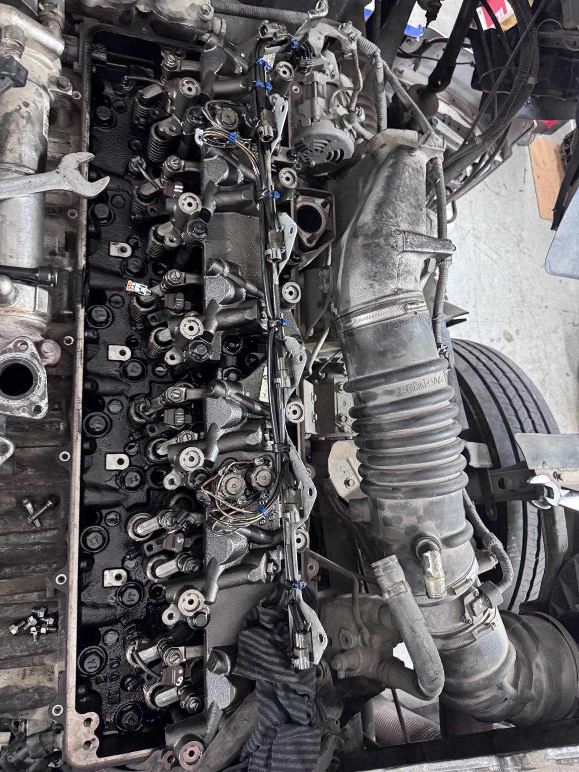 Truck engine electrical and diesel work